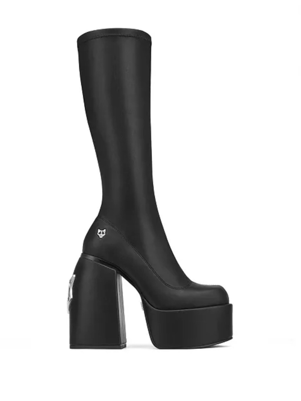 Naked Wolfe Spice Knee High Platform Boots Black Size 7
